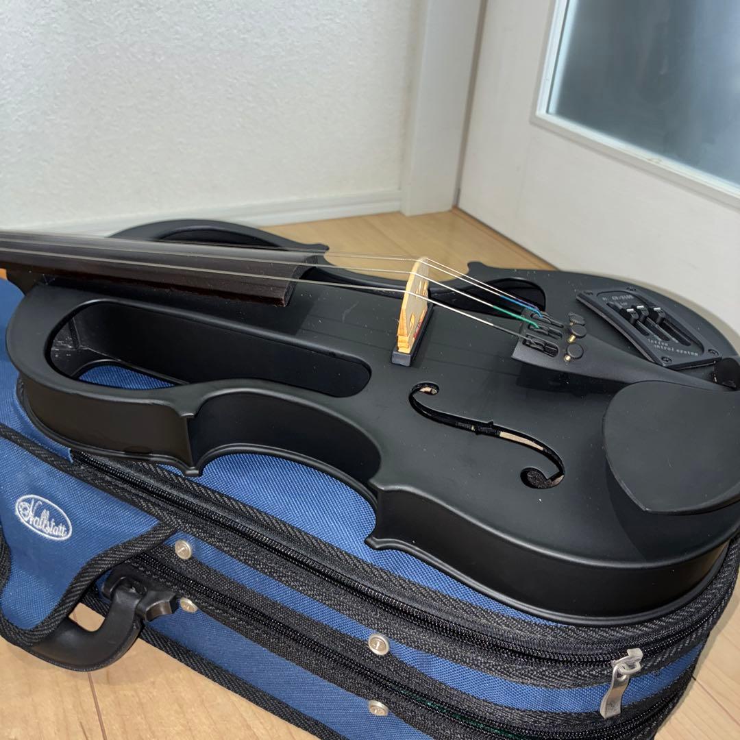 美品hallstatt EV-30 cv-210e エレキバイオリン　ブラック
