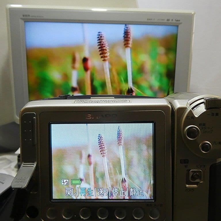 動作良好　Video.8シャープVL-EH480 8ミリビデオカメラDVD化