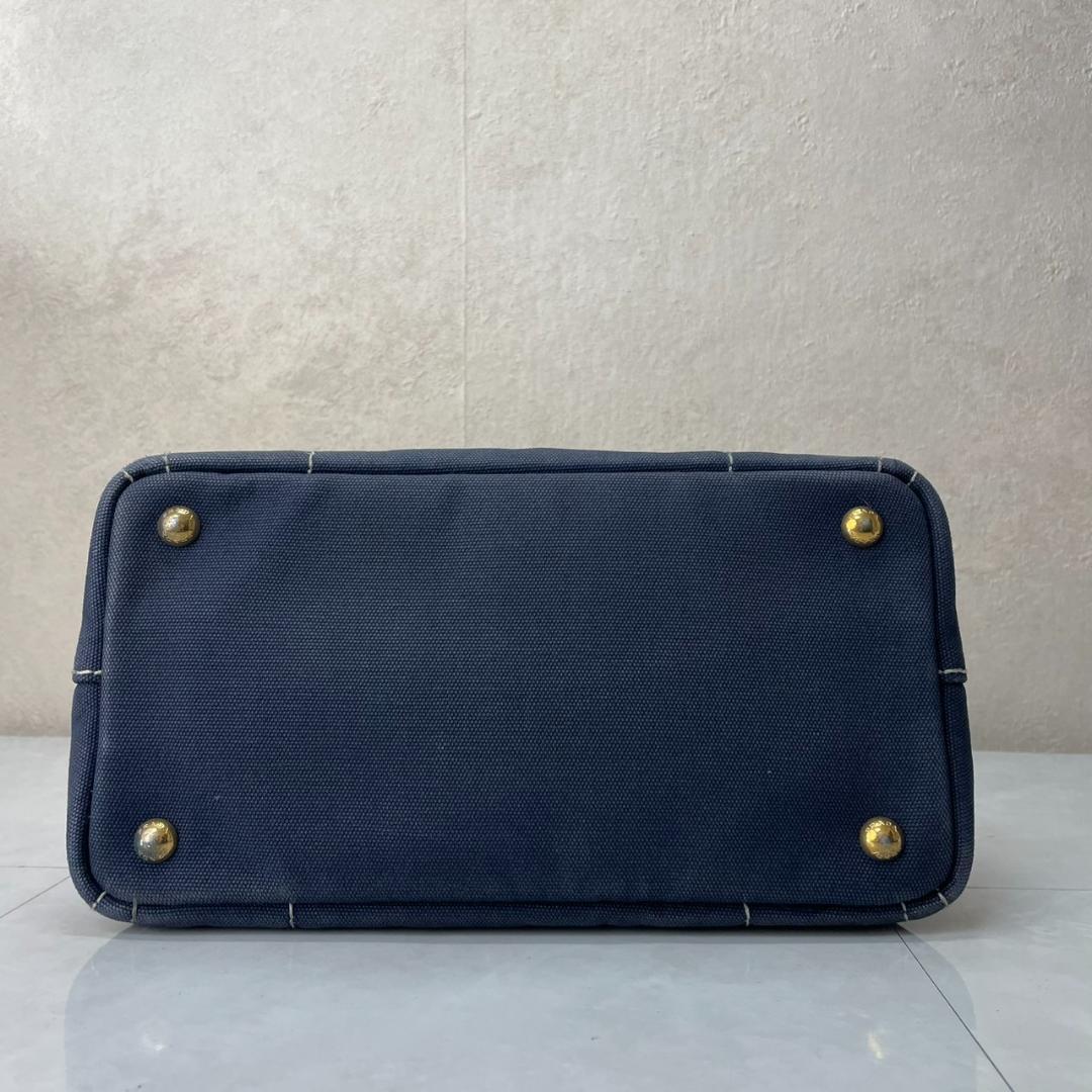 PRADA カナパ プラダ 2way ショルダー ギンガムチェック 1BG439