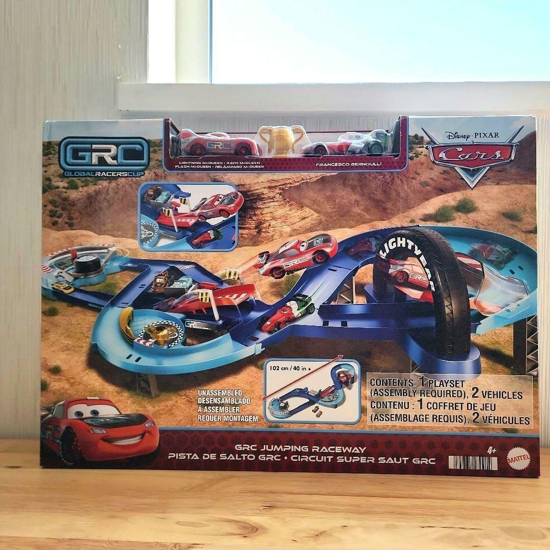 マテル カーズ GRC プレイセット ミニカー2台 マックィーン フランチェスコ