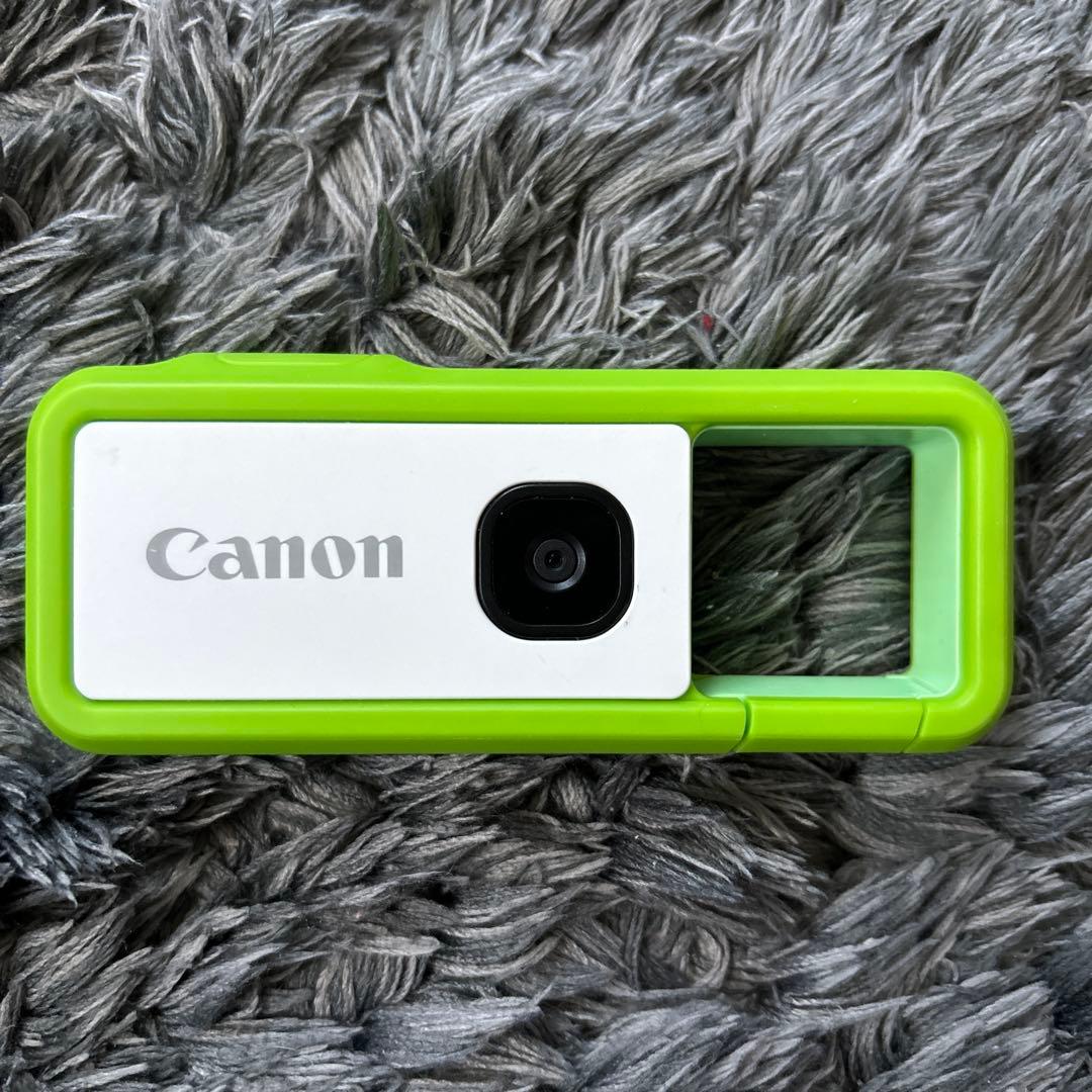 Canon アソビカメラ iNSPiC REC FV-100グリーン 防水カメラ CANON