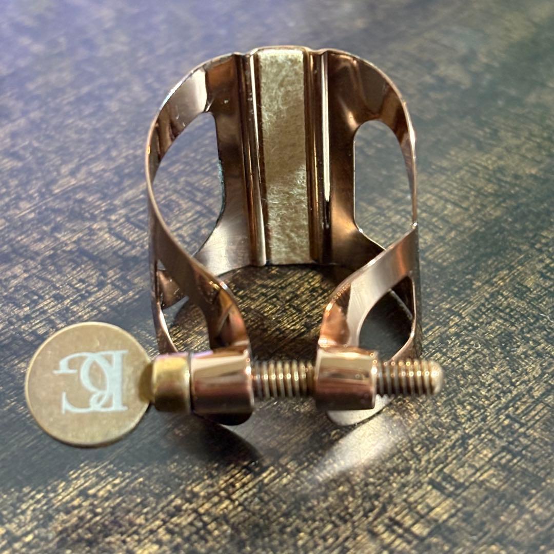 B♭クラリネットリガチャー　BG ローズゴールド　L39 キャップセット