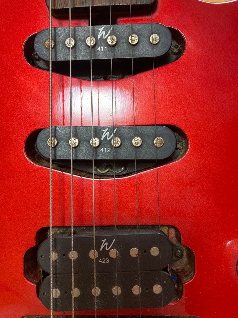 Washburn Mercury エレキギター レッド - メルカリ