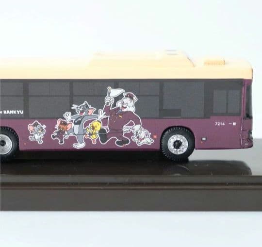 トムとジェリー×阪急電車「ラッピングバス1/80ディスプレイモデル（千里）」