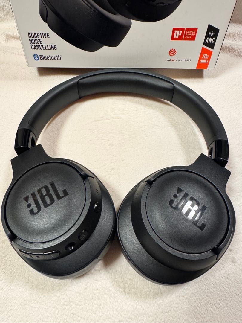 JBL ヘッドホン TUNE770NC ブラック ノイズキャンセリング 黒 JBL