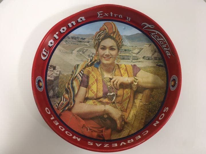 コロナビール ヴィンテージ パブ トレー CORONA EXTRA Tray & Bottle