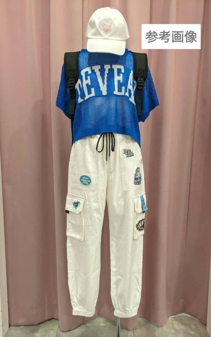 ありなっくま様専用☆新品 ピンクラテ☆接触冷感ワッペンカ－ゴパンツ