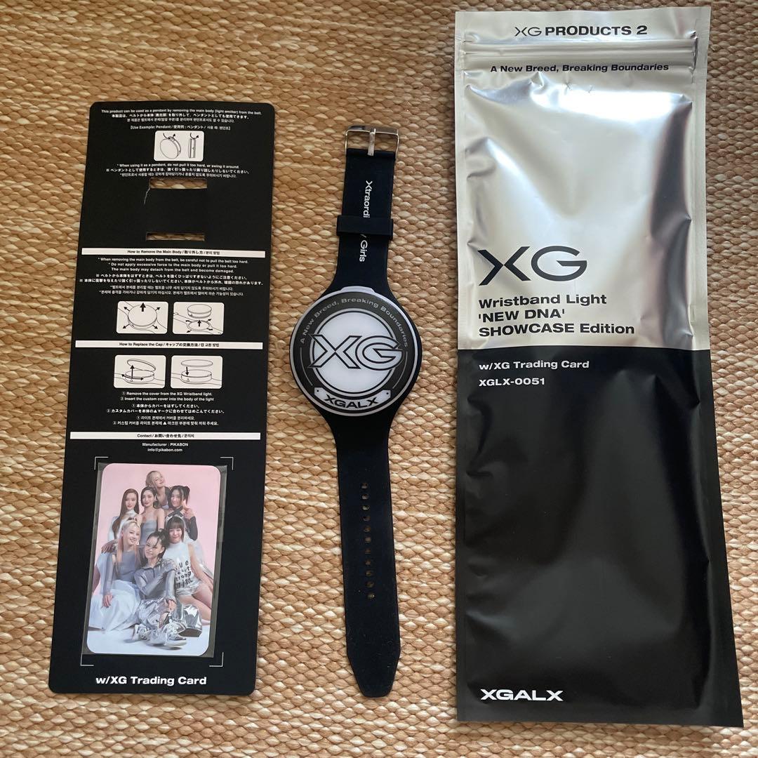 トレカ付】XG リストバンドライト SHOWCASE edition - メルカリ