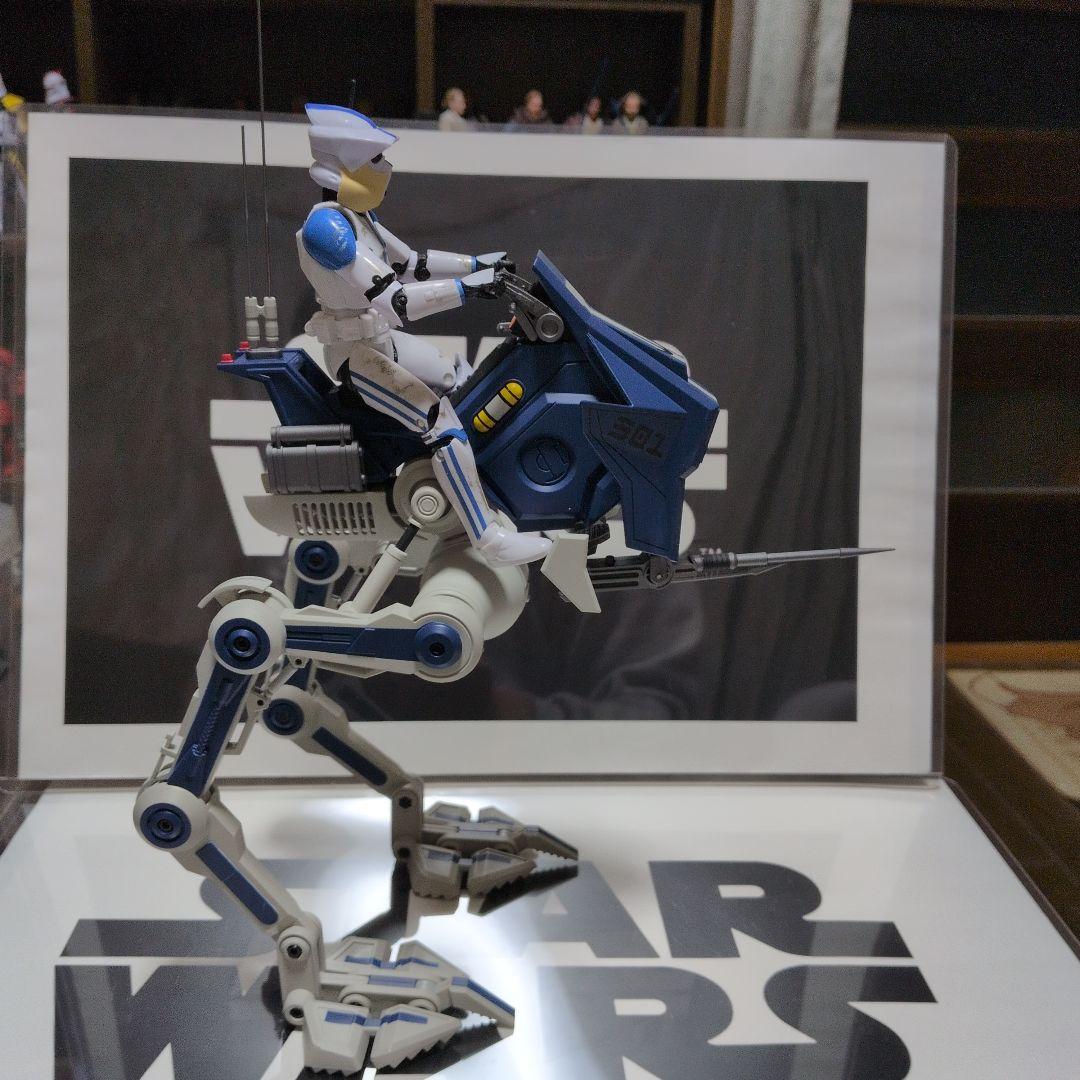 スターウォーズ　６インチ カスタムクローントルーパー　&　AT-RT非正規品