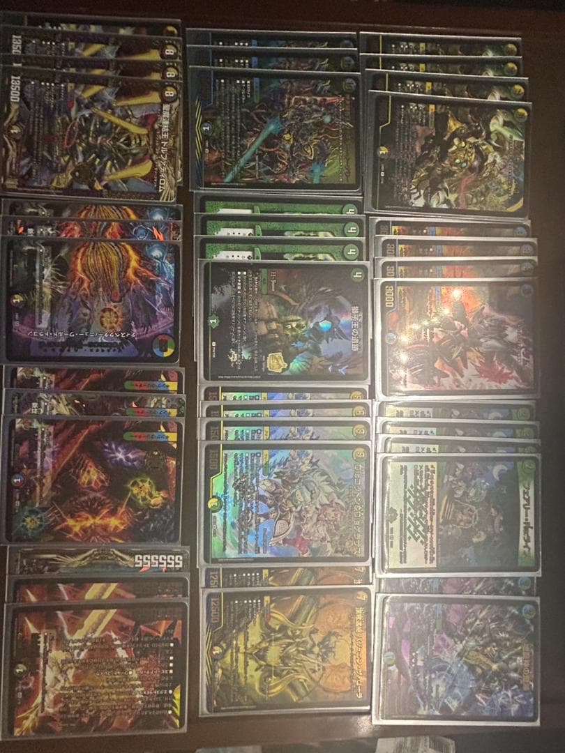 デュエルマスターズ 引退品　デッキ５個セット　シングルカード多数
