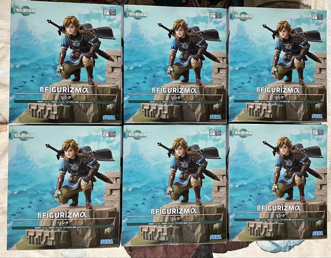 ゼルダの伝説 リンクFIGURIZMα フィギュア 6個セット - メルカリ