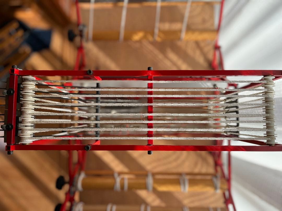 東京手織機 ハンディールーム400 8枚綜絖 二重ビーム付き