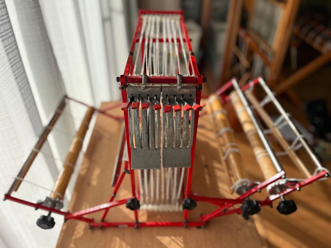 東京手織機 ハンディールーム400 8枚綜絖 二重ビーム付き