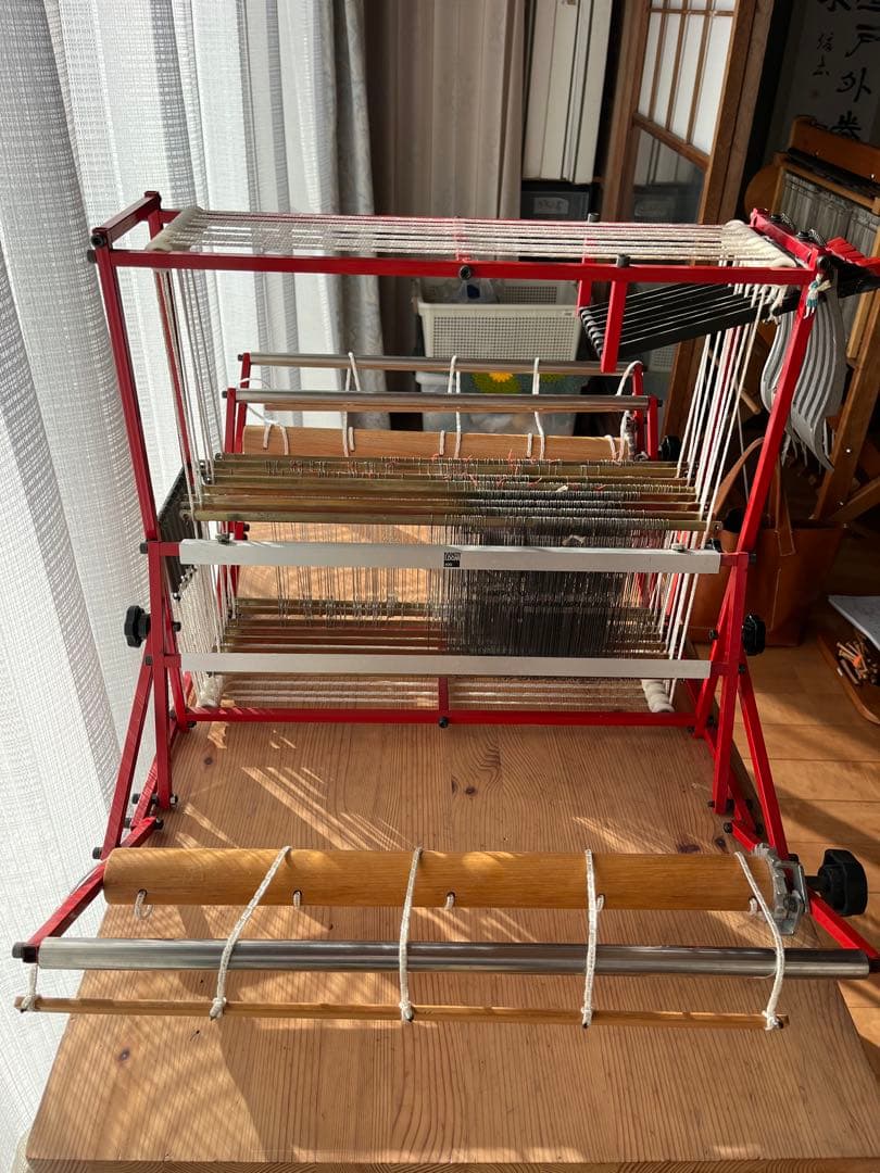 東京手織機 ハンディールーム400 8枚綜絖 二重ビーム付き