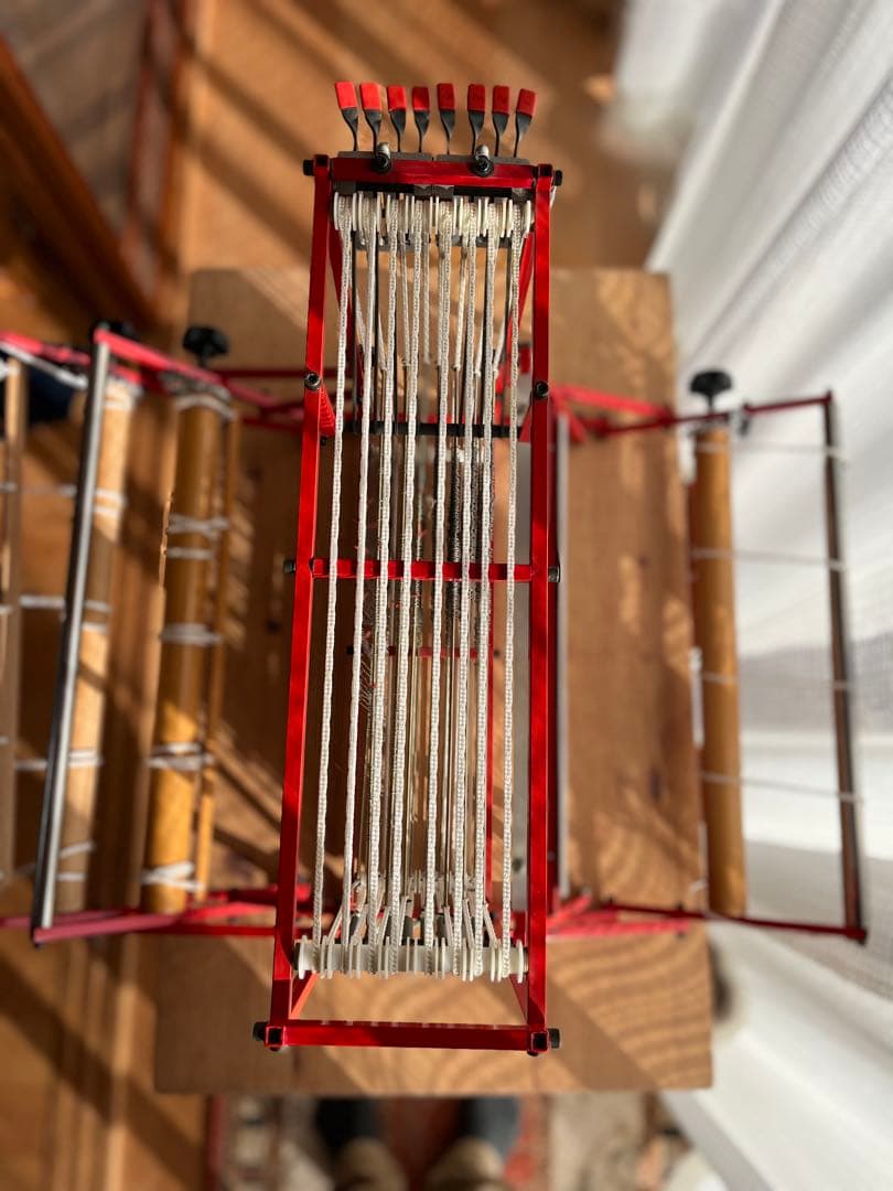 東京手織機 ハンディールーム400 8枚綜絖 二重ビーム付き