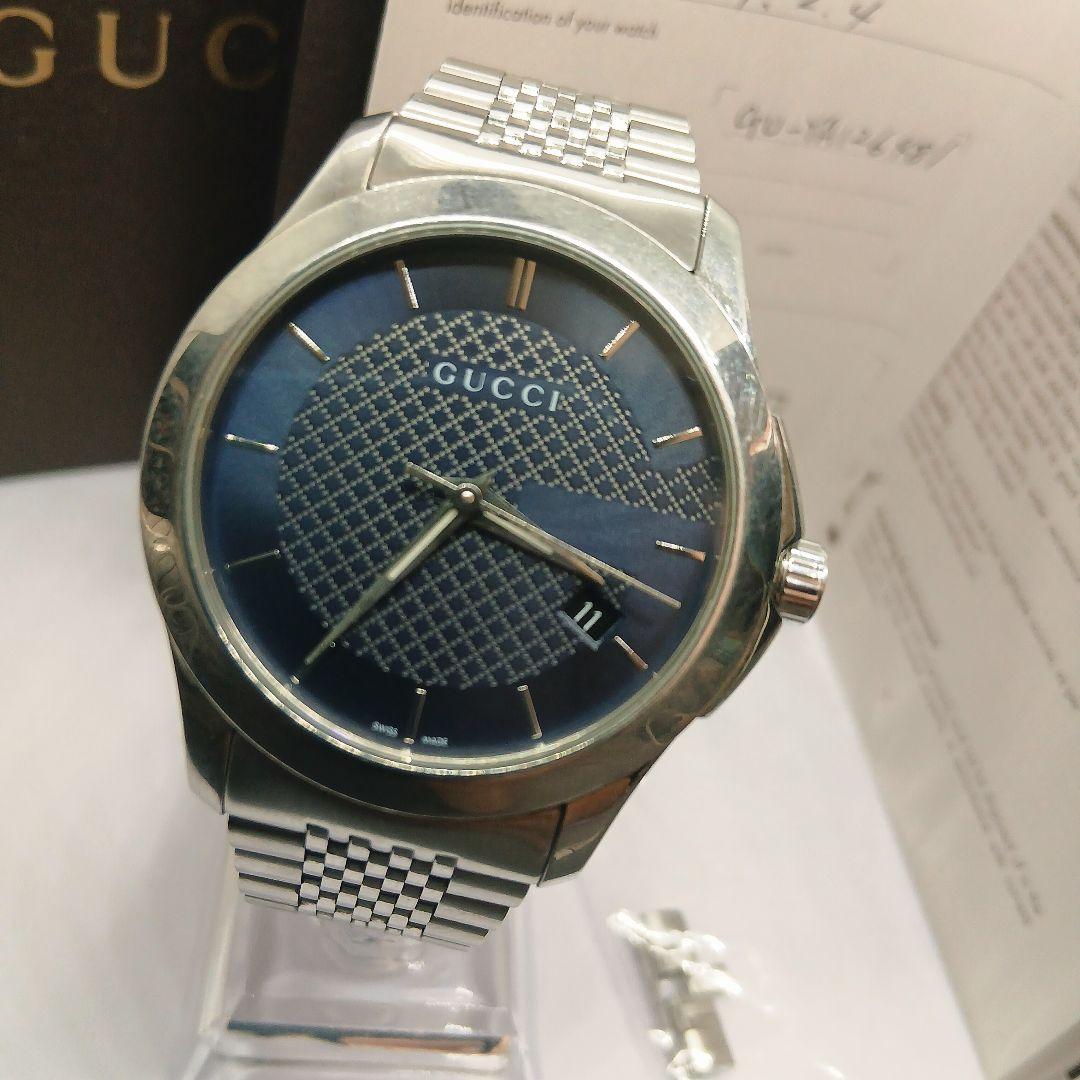 U GUCCI 126.4　16586557　タイムレス　メンズ　腕時計　時計