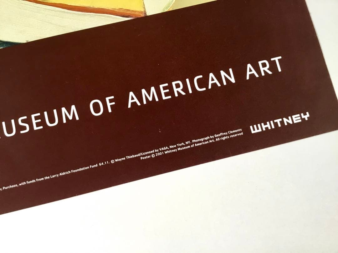 ウェイン・ティーボー　Wayne Thiebaud 「パイカウンター」