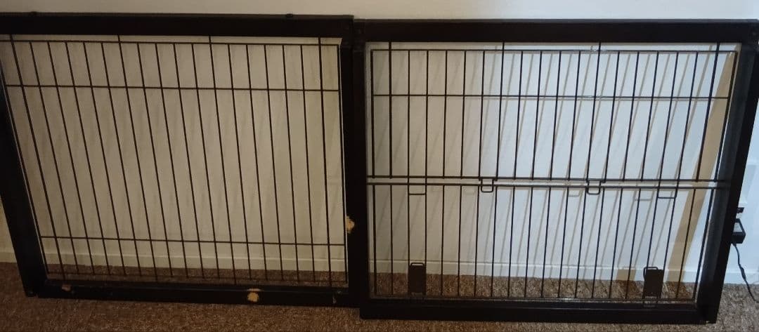 【室内のみ利用】<解体洗浄済>リッチェル 木製ペットサークル／ダークブラウン 室内のみ利用】<解体洗浄済>リッチェル 木製ペットサークル／ダーク