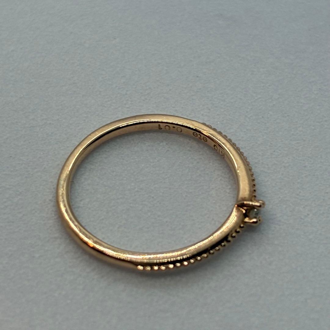 ete k10 リング　指輪　0.01 ゴールド
