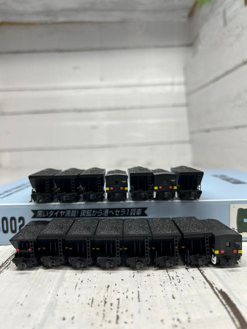 ①MICRO ACE A-3002 国鉄 セラ・セフ！黄帯石炭輸送列車15両
