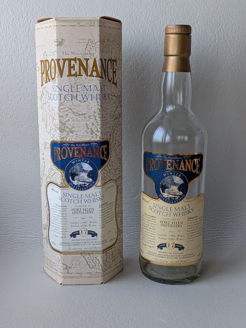 空き瓶・箱あり】ポートエレン17年PROVENANCE 1982ー2000 - メルカリ