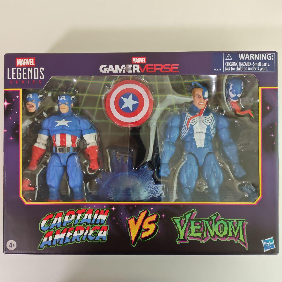 レア マーベルレジェンド キャプテン・アメリカ vs ヴェノム 6インチ