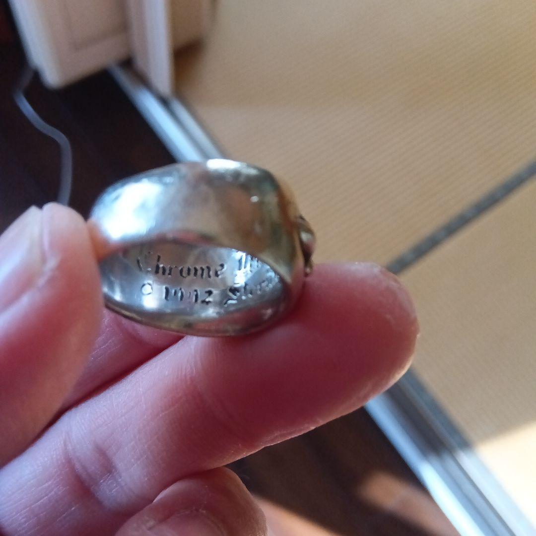 クロムハーツ　フローラルクロスリング　15号