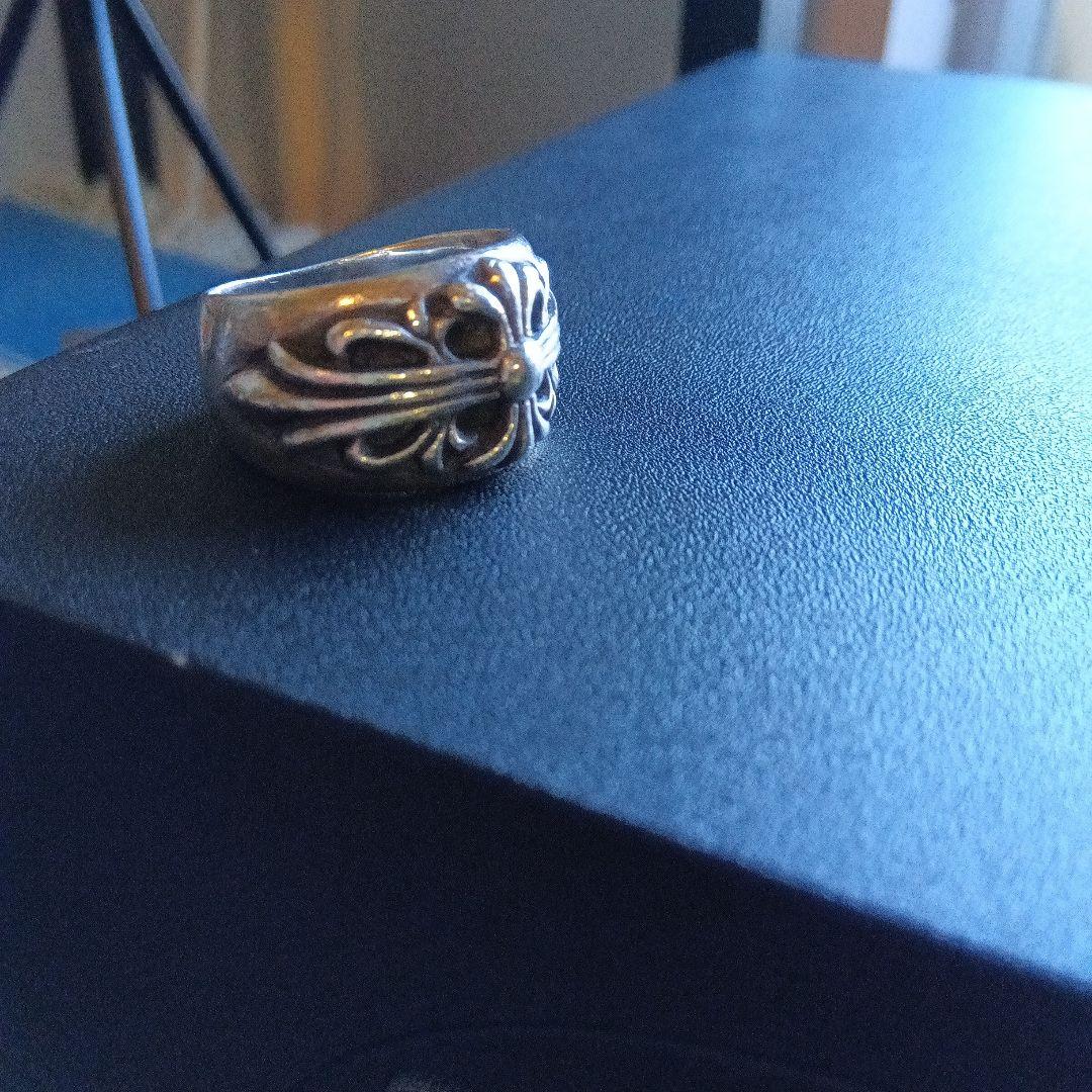 クロムハーツ　フローラルクロスリング　15号