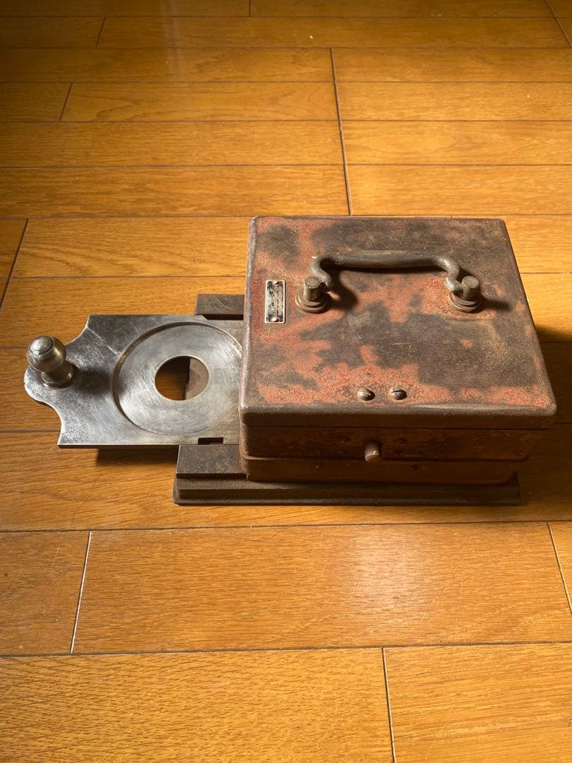 専用出品希少レア国鉄　通票閉塞箱　通票閉塞器鉄製　タブレットなし