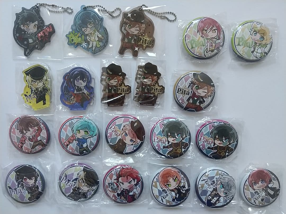 忍たま乱太郎 ナンジャタウン ハート型缶バッジ 立花仙蔵