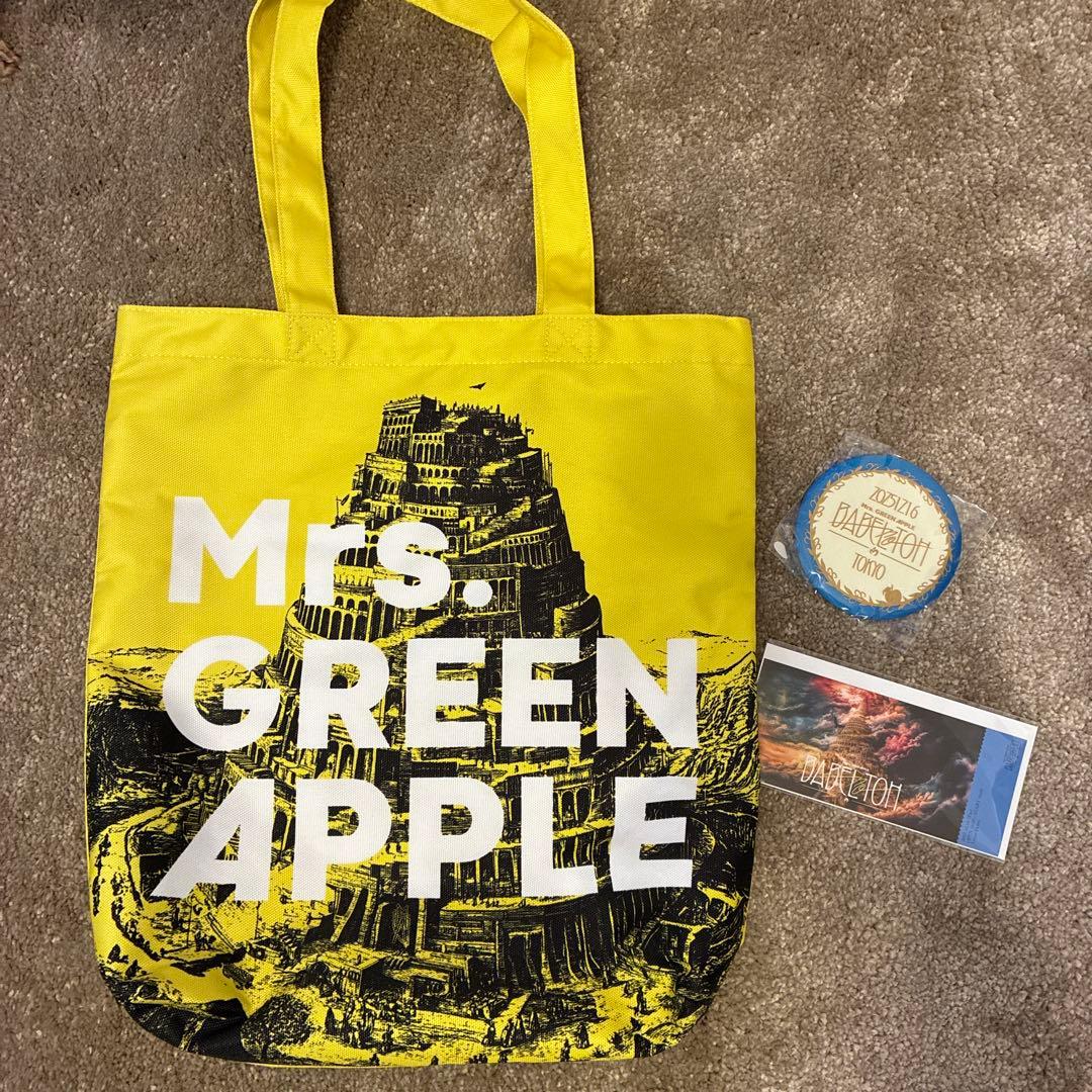 Mrs. GREEN APPLEバベルの塔RingoJamシート トートバッグ - メルカリ