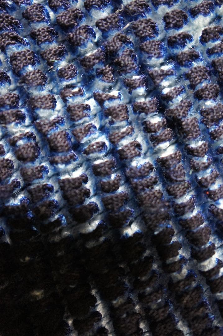 本場有松鳴海手絞り◆浴衣反物◆総絞り◆紺系◆ アンティーク