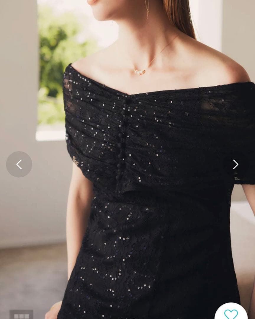 【美品】Leja 2wayレース花柄オフショルダードレス/オケージョンドレス