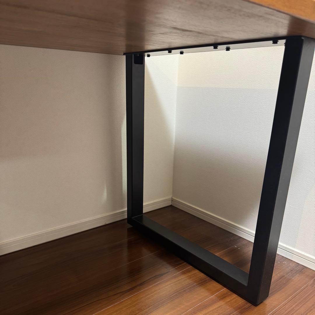 【大幅値下げ】kanademono ラバーウッドブラウン テーブル 140×80