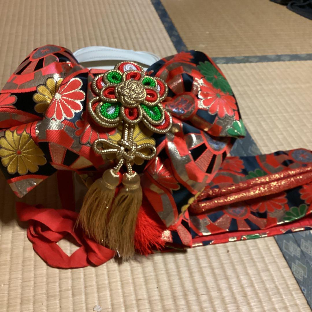 七五三小柄七歳フルセット　帯幅14センチ　草履21センチ