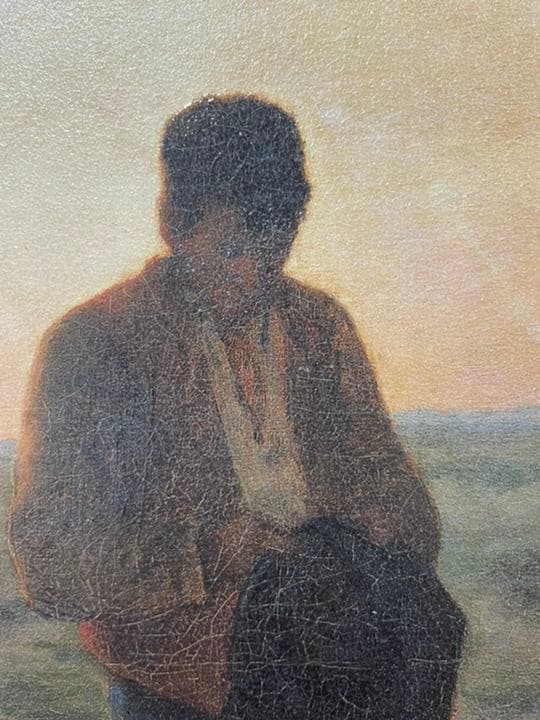 ミレー　晩鐘　レプリカ　額縁