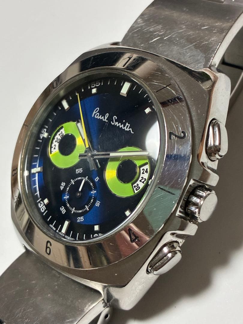 ポールスミス　フクロウ　クロノグラフ　メンズ腕時計