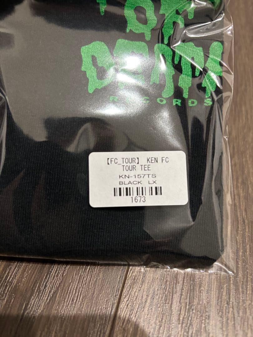 Ken Yokoyama FC Tour Tee ブラック XLサイズ