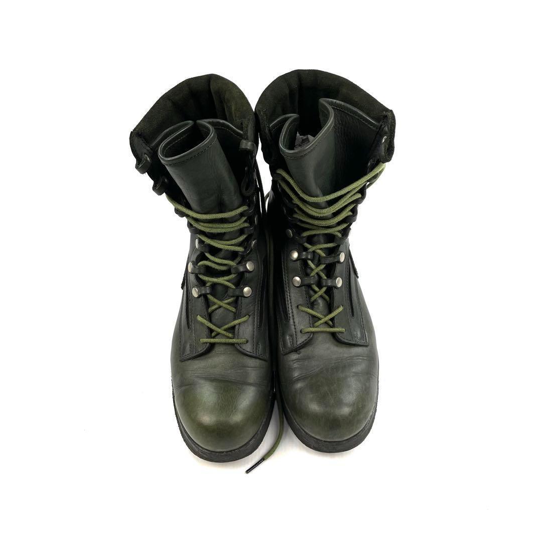 超神レア】 Hender Scheme SACAI コンバットブーツ カーキ - メルカリ