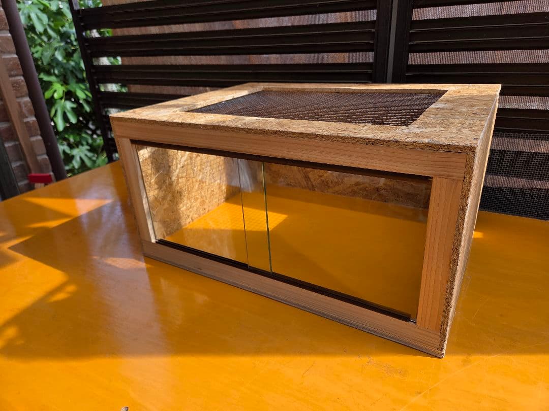 受注制作】爬虫類ケージ 幅60 × 奥行45(調整可) × 高さ30cm