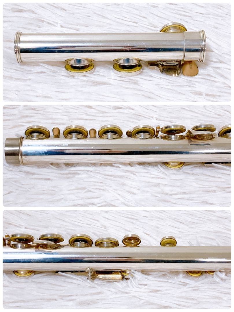 ヤマハ　フルート　管楽器　吹奏楽　YFL-311 頭部菅　銀　シルバー