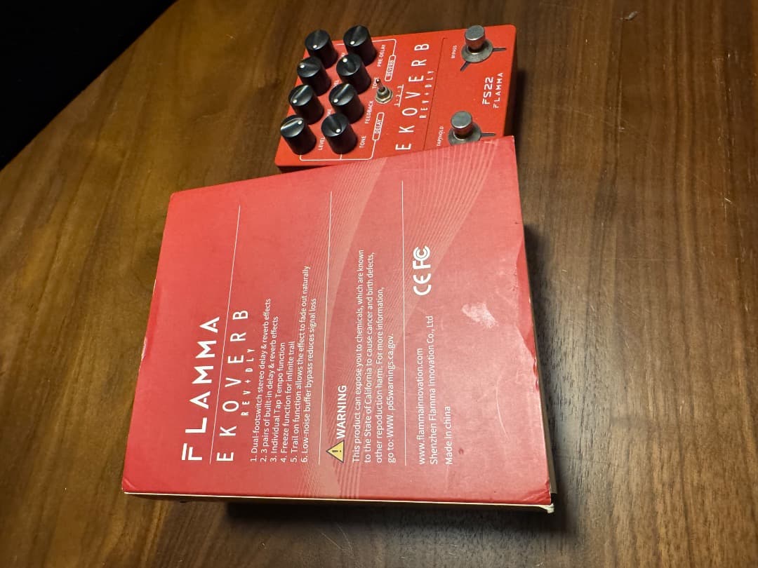FLAMMA EKOVERB ギターエフェクター FS22