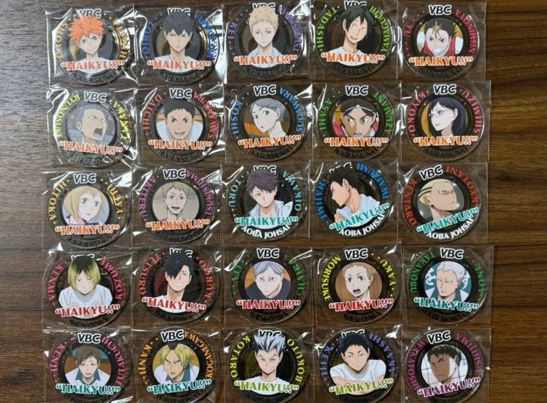 ハイキューVBCアクリルバッジコレクション2016ver 全25種セット