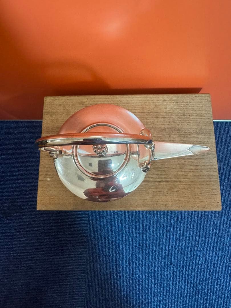 2043 銀製　急須 ティーポット 茶道具 茶器　美品