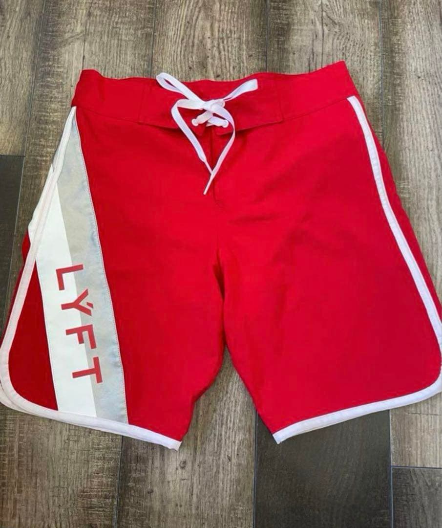 LYFT STAGE SHORTSレッド XSサイズ