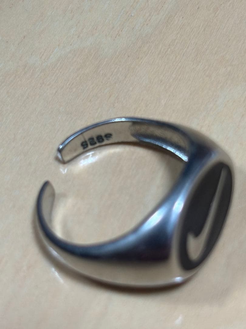 み*ん様 NIKE シルバー925 リング　指輪　ロゴ