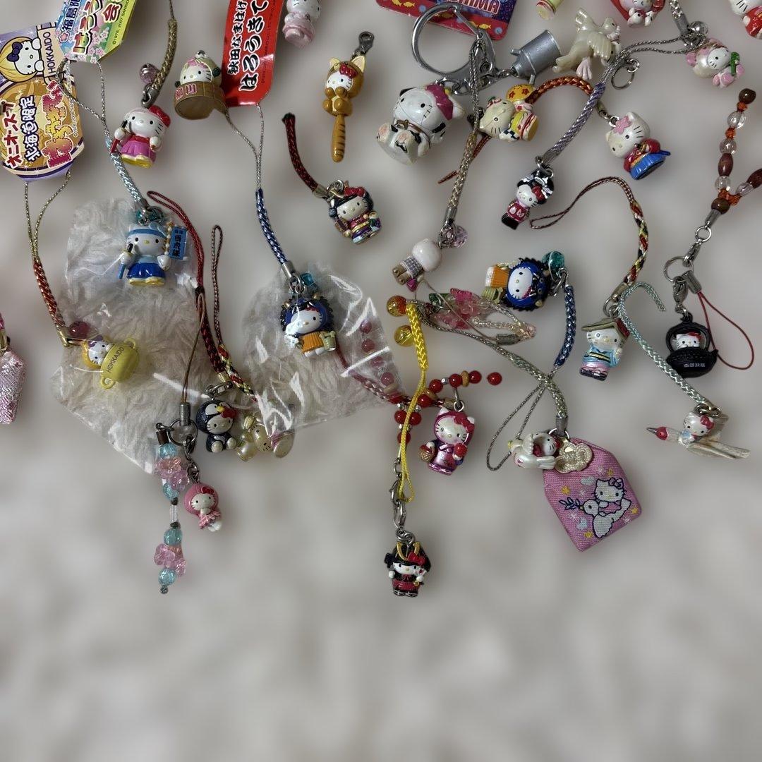 ハローキティ ご当地根付 ストラップ キーホルダー 平成レトロ　ご当地キティ