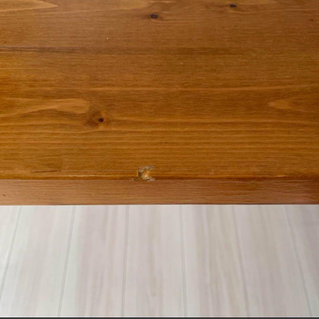 ダイニングテーブル　無垢材　天然木　ヴィンテージ　アイアン