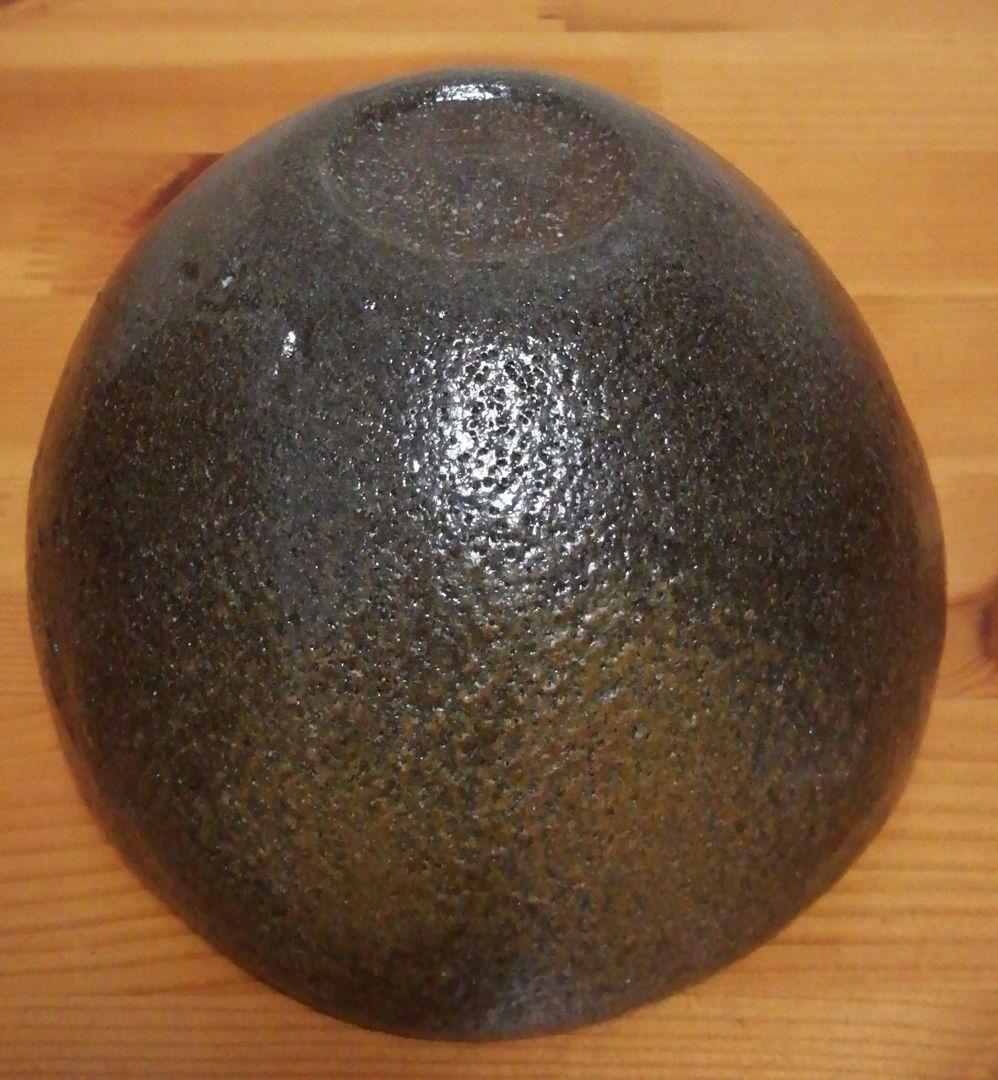 役重佳廣作 備前焼 茶碗 共箱 略歴付 茶道具