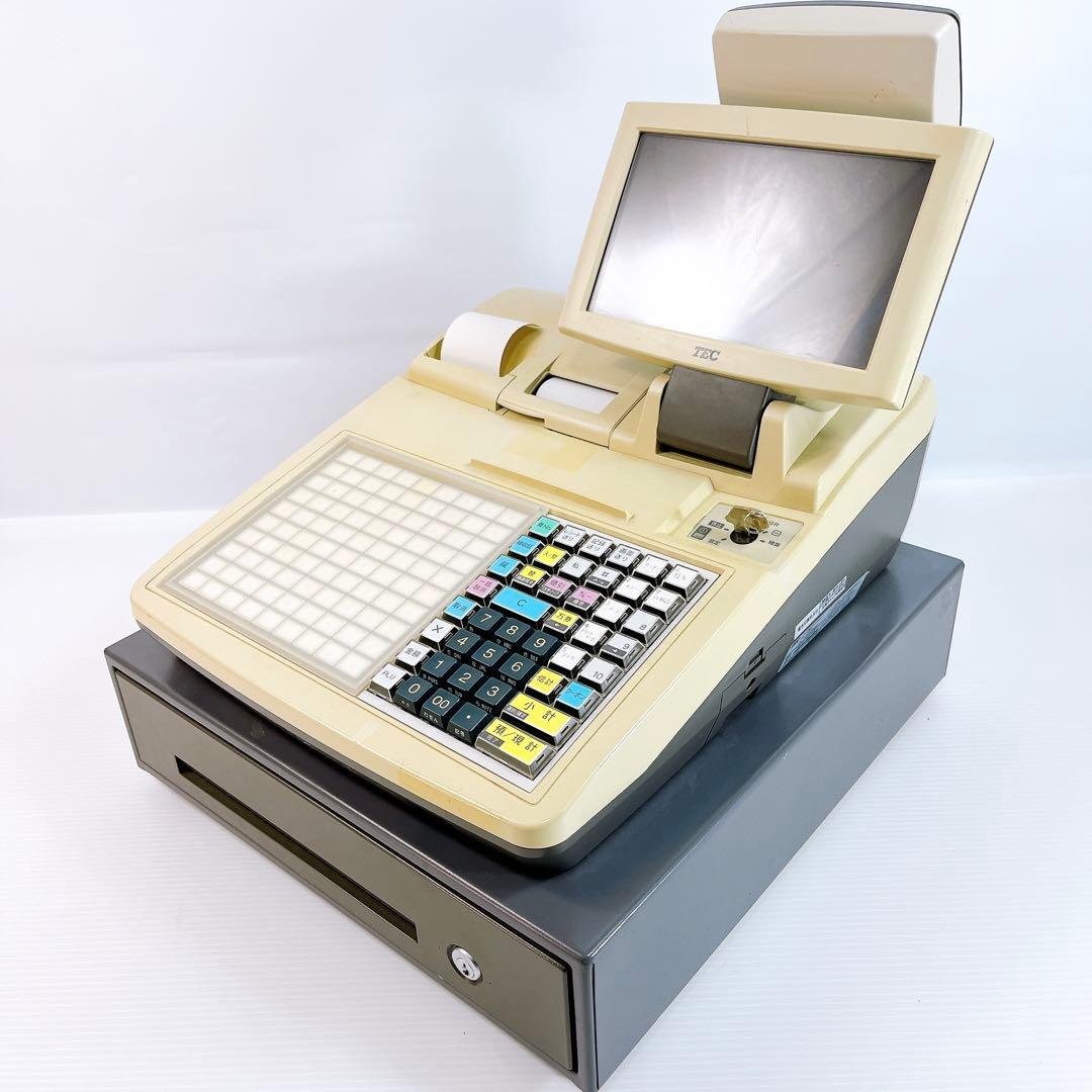 TEC MA-2055 レジスター クリーム色 TEC 東芝テック 電子レジスター FS